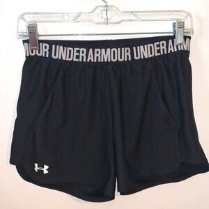 Under Armour Womens Black HeatGear Shorts S
